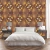 Papel De Parede Mármore Marrom Com Dourado Decoração Para Quarto Cozinha e Banheiro - DPMM68