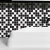 Papel de Parede Autocolante Pastilhas Quadriculadas Clássica Nas Cores Preto E Branco Vinil Lavável REF: DPPA40-PROMO