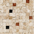 Papel de Parede Autocolante Pedra Mosaico Pedras Quadriculada REF: DPPE08-PROMO/5