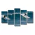 Composição de Quadro Decorativo Radical Surf 5 Peças  - Ref: DPMDF10 - comprar online