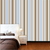 Papel de Parede Autocolante Listrado Azul Marrom Bege e Branco Listras Decorativas Quarto Vinil - REF:DPLI163 na internet