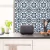 Papel de Parede Azulejo Português Autocolante Degrade Azul REF: DPAZ40 - comprar online