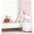 Papel de Parede Adesivo Autocolante Infantil Baby Bege Com Fundo Branco Vinil REF: DPBA14