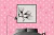 Papel de Parede Autocolante Vinil Memes Ursinhos Cor de Rosa REF: DPAN33