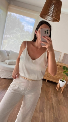 Blusa de Satén Brixi - Bakanaindumentaria