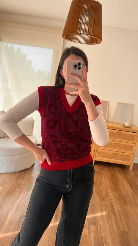 Chaleco dougal rojo (SIN CAMBIO)