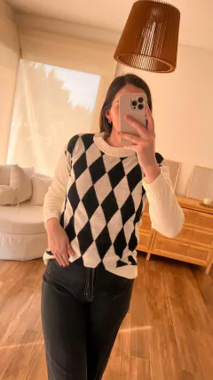 Sweater rombos (SIN CAMBIO) - tienda online