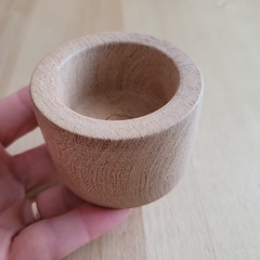 Cuenco de madera natural - AmoBordar