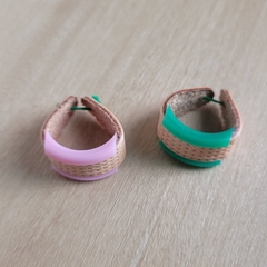 Dedales de cuero tipo Anillo Pack x2 Clover