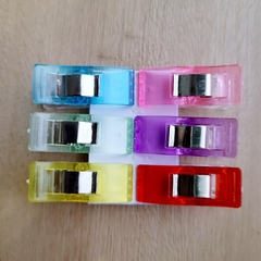 Clips para sujetar telas pack x6 - AmoBordar