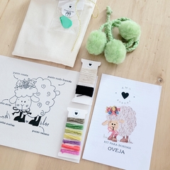 ULTIMOS! Kit para bordar Oveja en internet