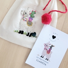 Kit para bordar Llamita norteña - tienda online