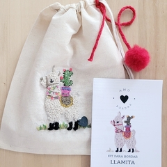 Kit para bordar Llamita norteña - comprar online