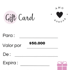 Gift Card de Amo Bordar - comprar online