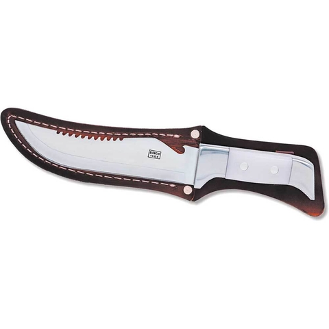 Faca Esportiva Alumínio/Acrílico 5" Bainha Branco