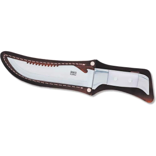 Faca Esportiva Alumínio/Acrílico 7" Branco C/ Bainha - comprar online