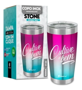 Copo Térmico Stone - Cultive O Bem
