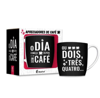 Caneca Porcelana Urban - O Dia Começa Depois