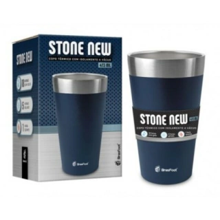 Copo Térmico New Stone - Azul