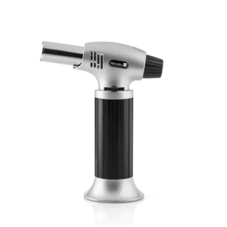 Maçarico Inox Alumínio Preto e Branco