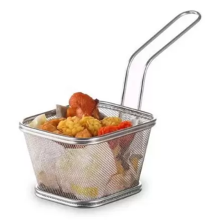 Cesta Inox Para Servir Porções na internet