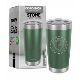 Copo Térmico Palmeiras Stone Verde