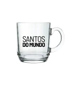Caneca De Vidro Santos 300ml na internet