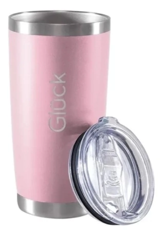 Copo Térmico Lucky Rosa