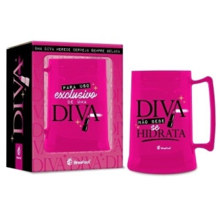 Caneca Gel 300ml - Uso Exclusivo Diva