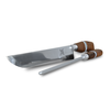 Kit Utensílios Artesanal Faca e Chaira 10" - Arte Churrasco