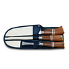 Kit Utensílios Artesanal Garfo, Faca e Chaira 8" - loja online