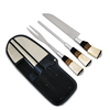 Imagem do Kit Utensílios Artesanal Garfo, Faca e Chaira 8"