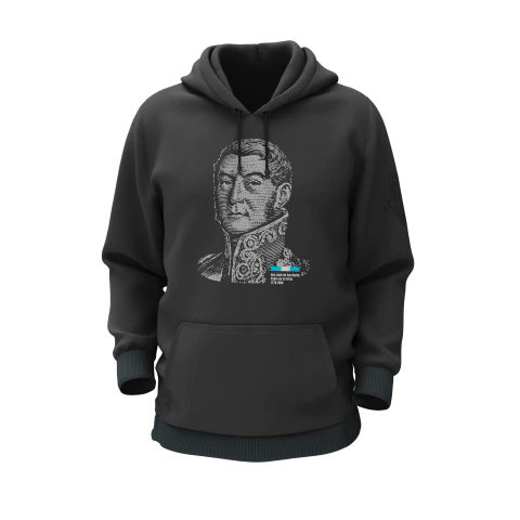 Buzo Hoodie Don José de San Martín mod 1 - Algodón