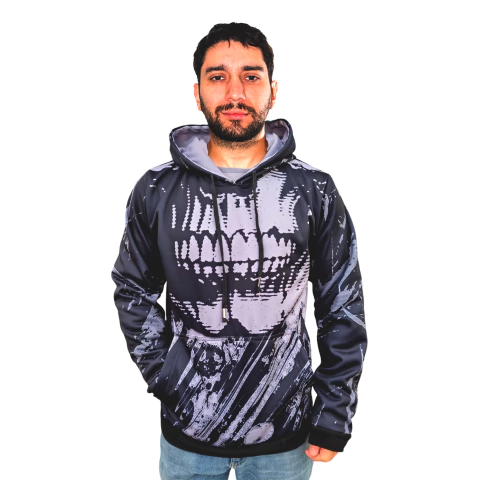 Buzo Hoodie Trash skull calavera mod 1