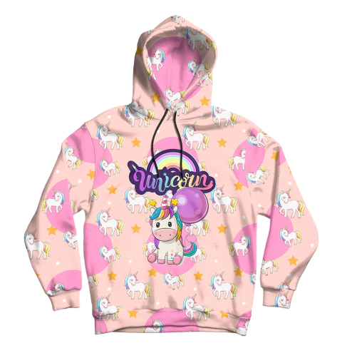 Buzo Hoodie Unicornios mod 2