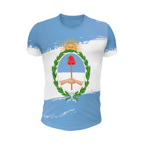 Remera Argentina Escudo Nacional Argentino
