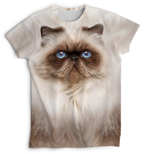 Remera Gato Persian o Persa mod 2 Colección Furious