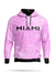 Buzo Hoodie Miami Rosado mod 1