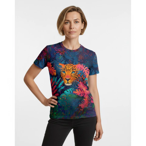 Remera dama Animal Print mod 11 - comprar online