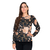 Remera Dama Fondo abstracto con collage de caras en blanco y negro mod 11 (copia) (copia) - buy online