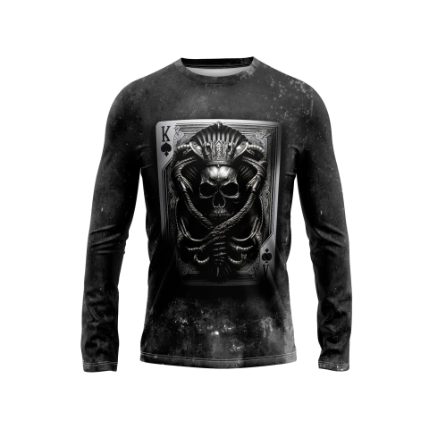 Remera manga larga Calavera mod 3