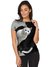 Remera corte Dama Gato negro y gato blanco yin y yang en internet