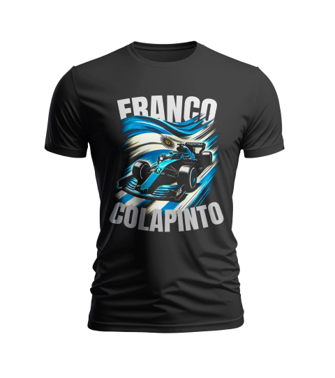Remera Homenaje a Franco Colapinto en F1 - algodón