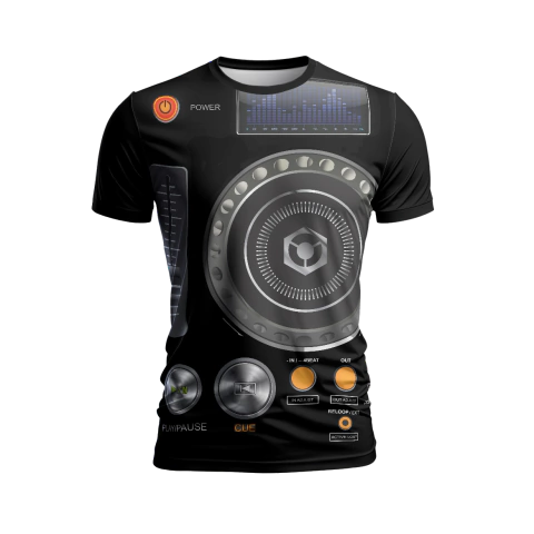 Remera Consola DJ 3d mod 1