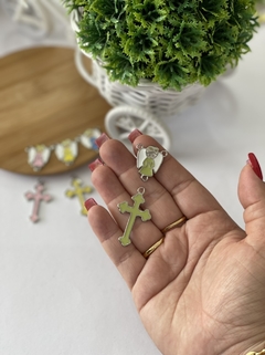 KIT TERÇO INFANTIL METAL VERDE - comprar online