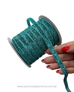 FITA DE LUREX 10MM BOREAL PEÇA COM 3 METROS - comprar online