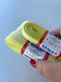 FITA GORGURÃO LISO YAMA COR 617 BABY MAIZE COM 10 METROS - comprar online