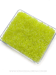 MIÇANGÃO TRANSPARENTE MIOLO AMARELO NEON 15 GRAMAS na internet