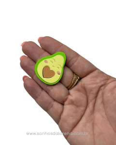 APLIQUE ACRILICO ABACATE VERÃO DA LORE 3,5X3CM (2 UNIDADES) - comprar online