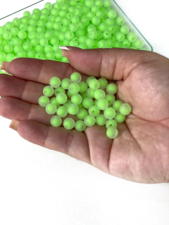 BOLAS FOSCAS COM MIOLO VERDE NEON 8MM COM 30 GRAMAS - comprar online